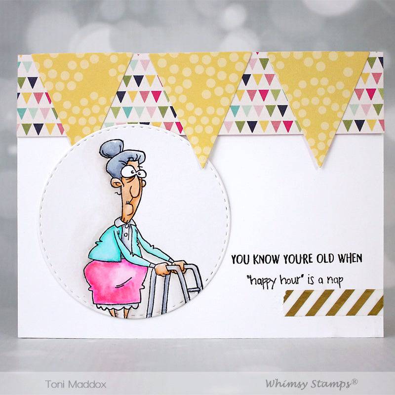 Old Fart Clear Stamps - Whimsy Stamps