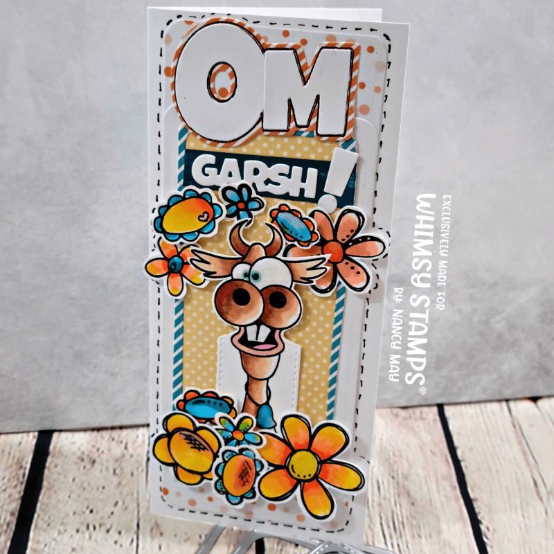 **NEW OMG! Word and Shadow Die Set - Whimsy Stamps