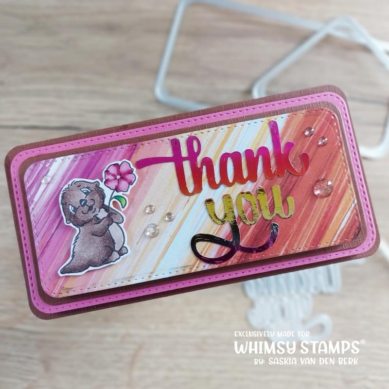 **NEW Otter Variety 2 Clear Stamps - Whimsy Stamps