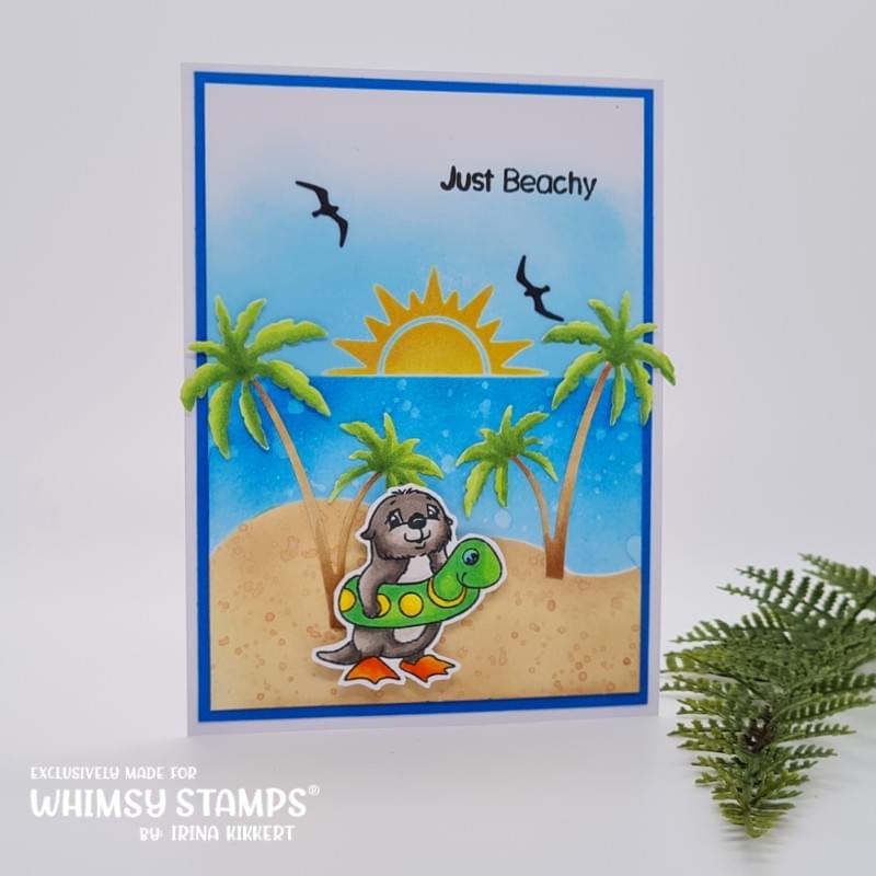**NEW Otter Variety Clear Stamps - Whimsy Stamps