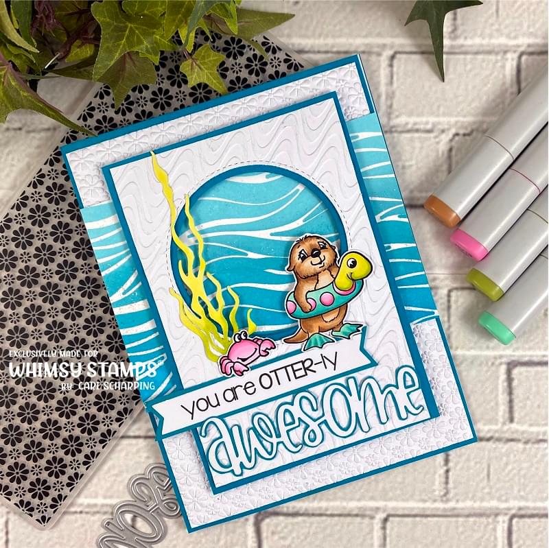 **NEW Otter Variety Clear Stamps - Whimsy Stamps