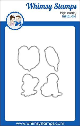 **NEW Otter Variety Outline Die Set - Whimsy Stamps