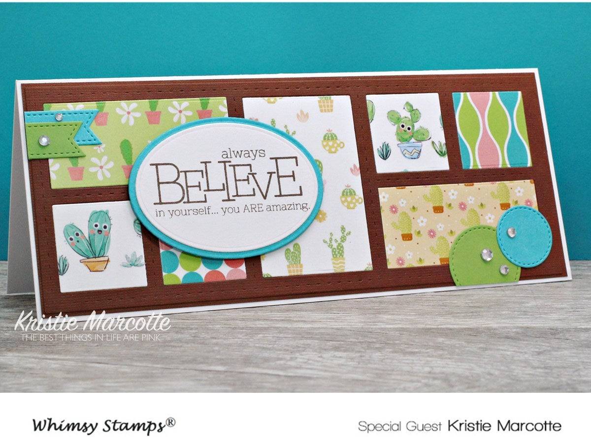 Bold Statements Clear Stamps - Whimsy Stamps