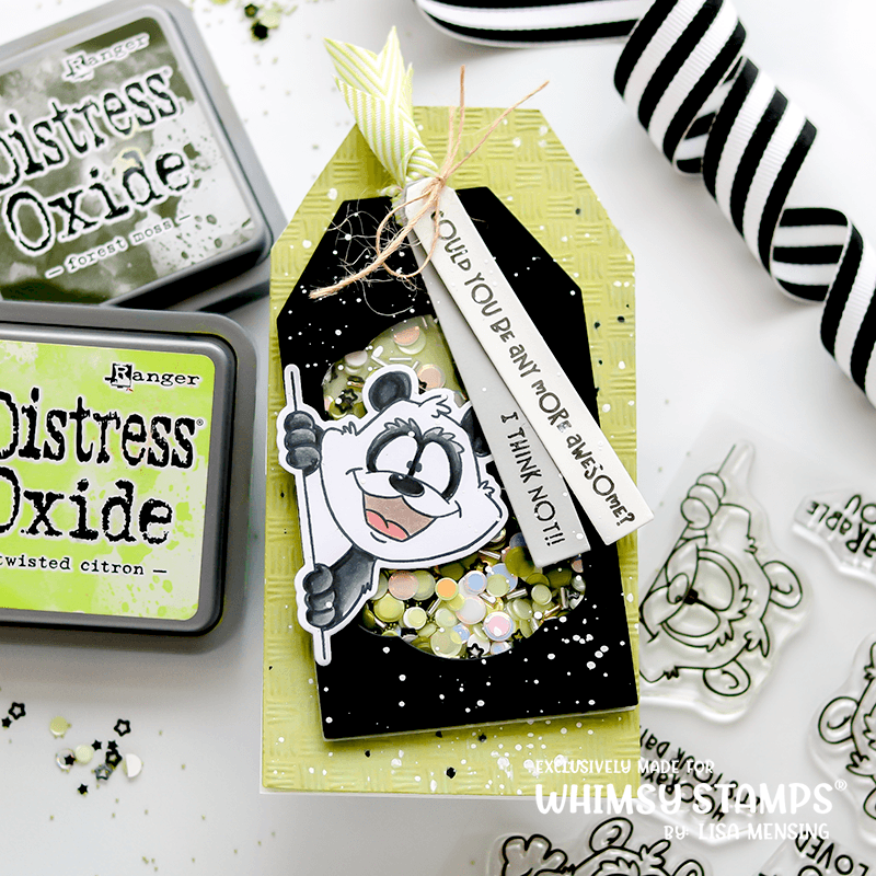 **NEW Panda Peekers Clear Stamps - Whimsy Stamps