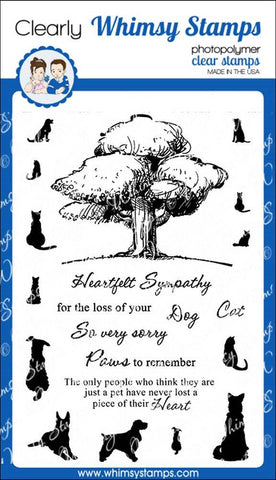 Paws to Remember Clear Stamps - Whimsy Stamps