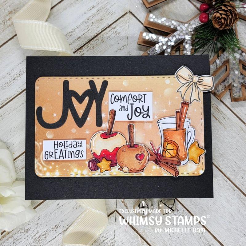 *NEW Peace Love Joy Die Set - Whimsy Stamps