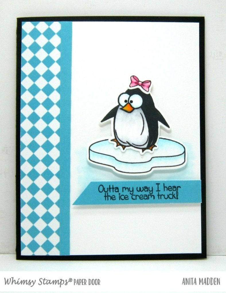 Penguin Farts Clear Stamps - Whimsy Stamps