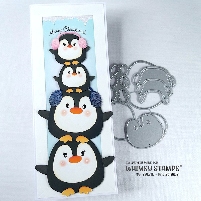 **NEW Penguin Pals Die Set - Whimsy Stamps
