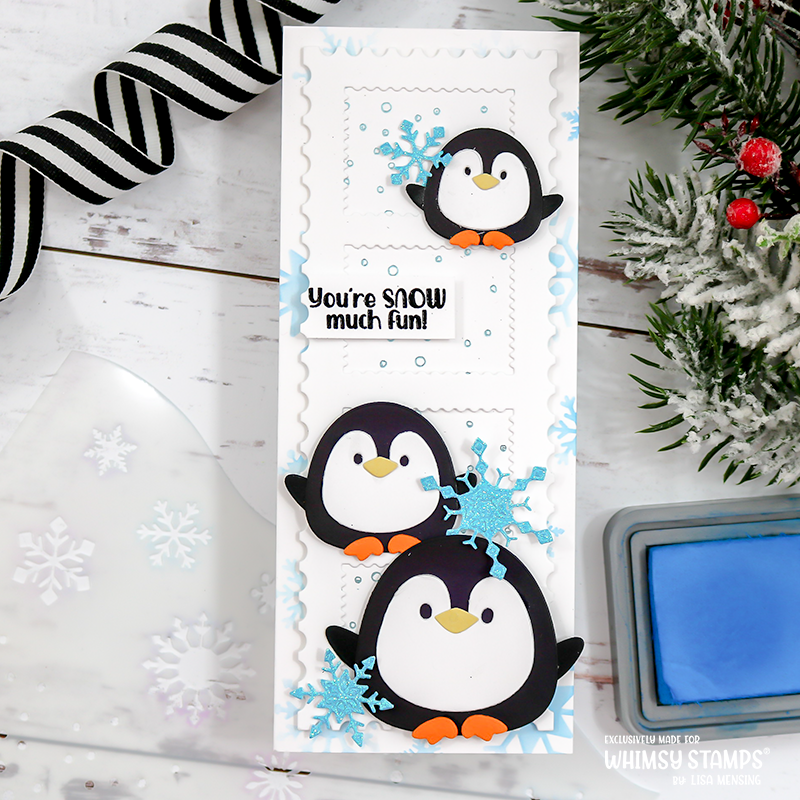 **NEW Penguin Pals Die Set - Whimsy Stamps