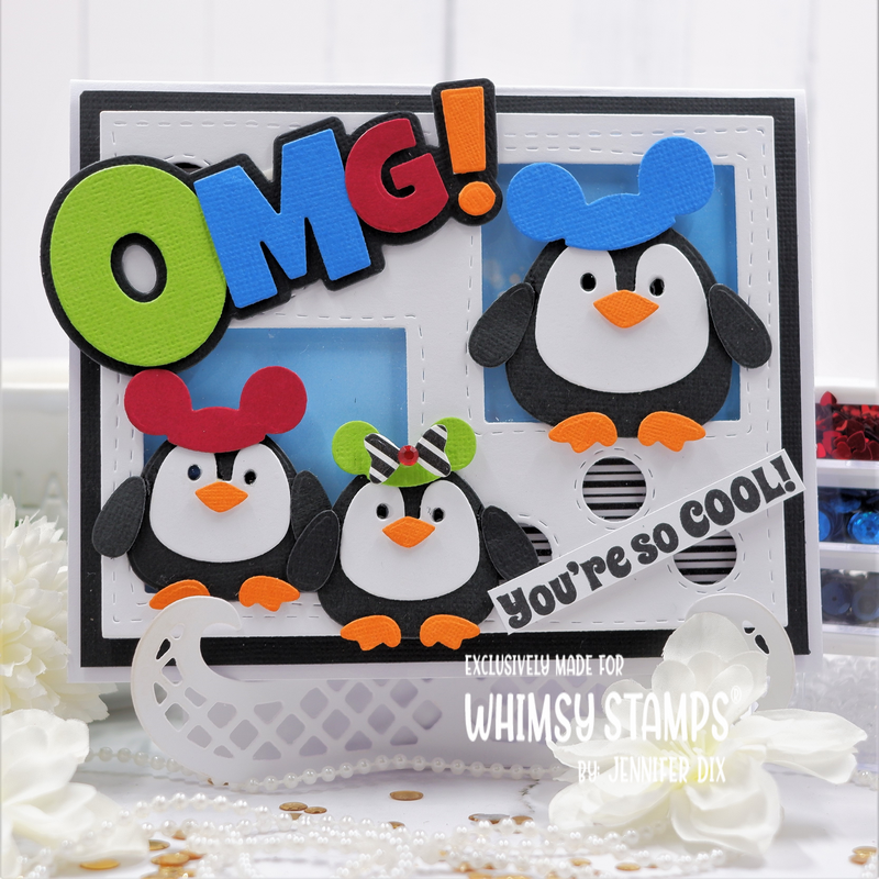 Penguin Pals Die Set - Whimsy Stamps