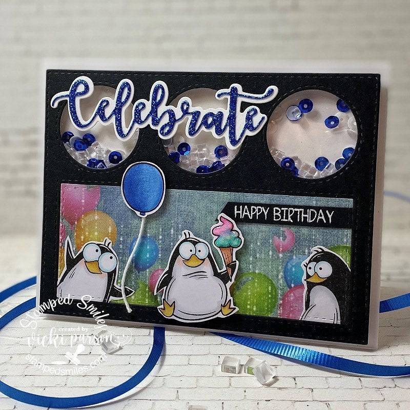 Penguin Poop Clear Stamps - Whimsy Stamps