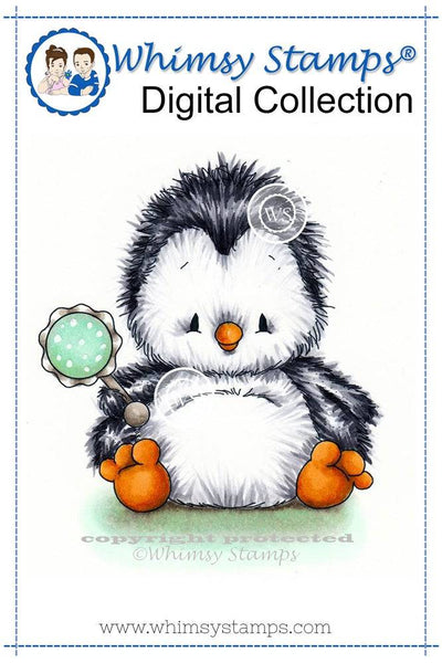 Penguin Baby - Digital Stamp - Whimsy Stamps