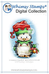 Penguin Elf - Digital Stamp - Whimsy Stamps
