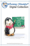 Penguin Teacher - Digital Stamp - Whimsy Stamps
