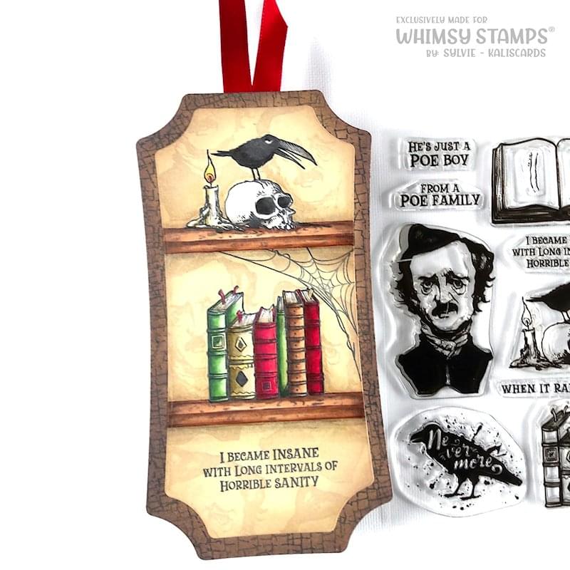 **NEW Poe Boy Clear Stamps - Whimsy Stamps