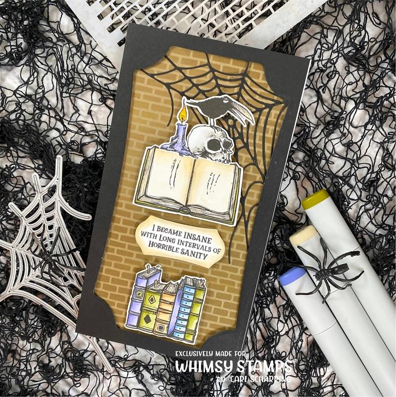 **NEW Poe Boy Clear Stamps - Whimsy Stamps