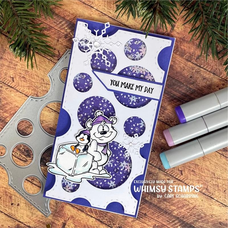 **NEW Polar Opposites Clear Stamps - Whimsy Stamps