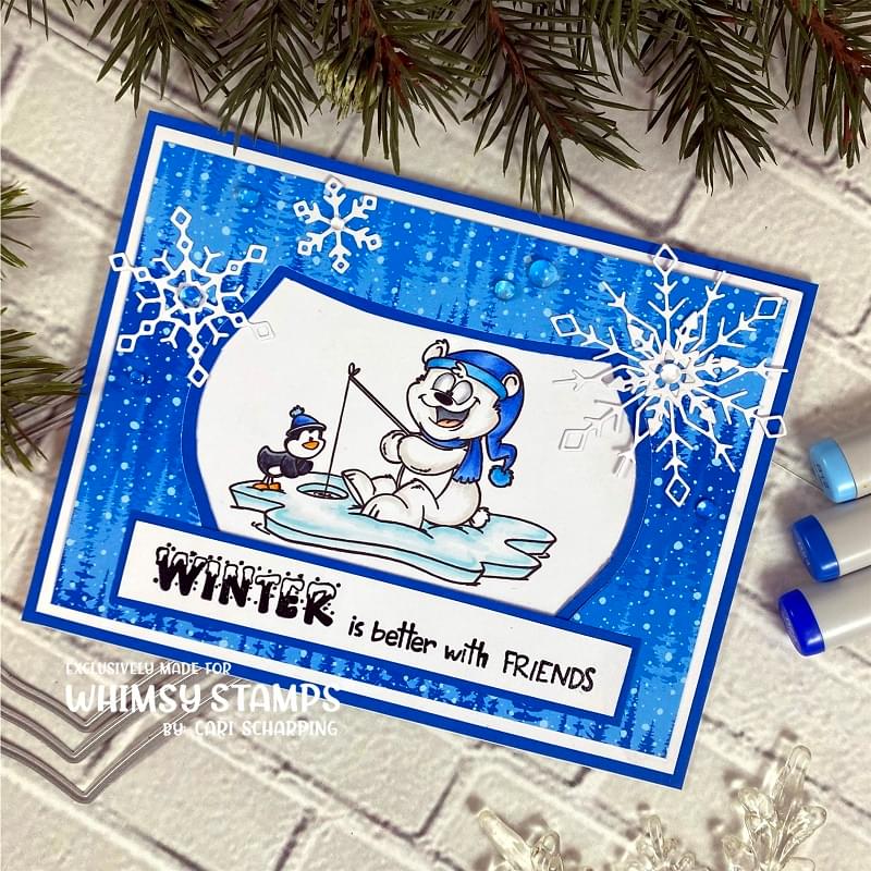 **NEW Polar Opposites Clear Stamps - Whimsy Stamps