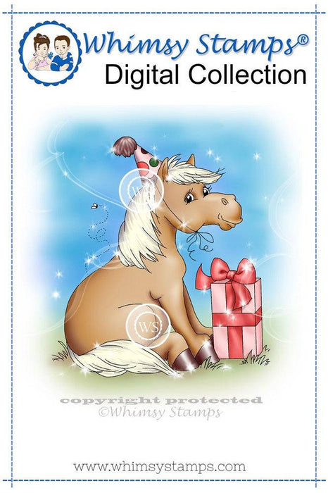 Pony Presents - Digital Stamp - Whimsy Stamps