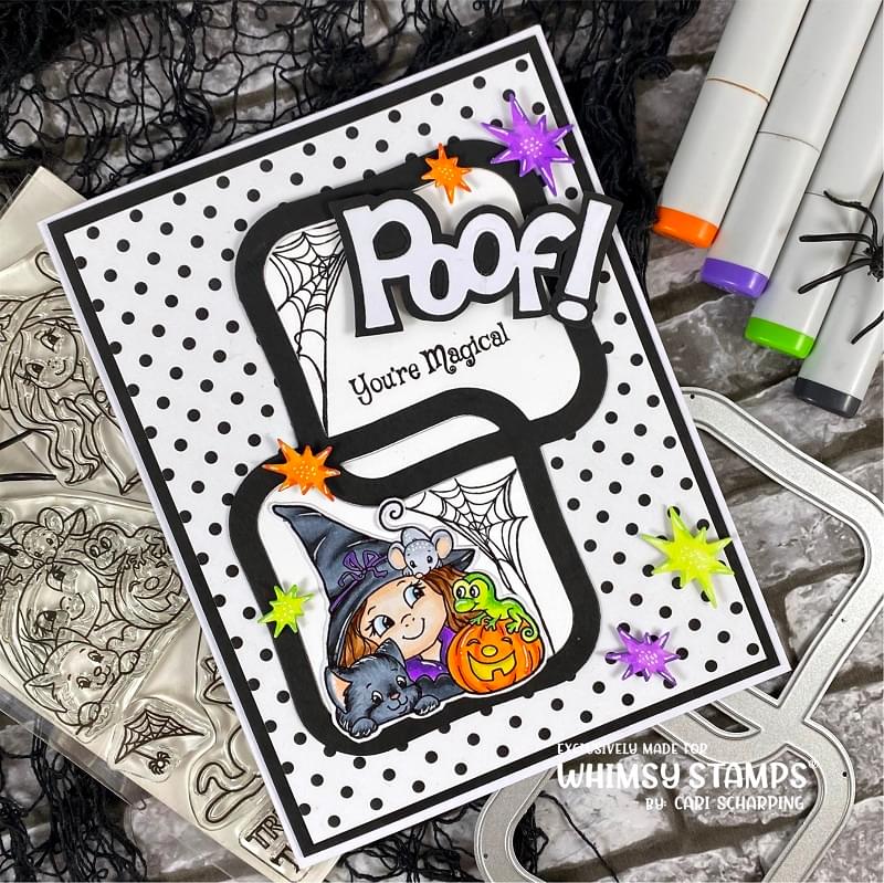 **NEW Poof! Word Die Set - Whimsy Stamps
