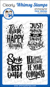 **NEW Positives Clear Stamps - Whimsy Stamps