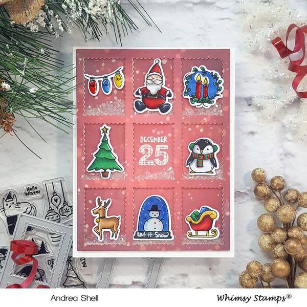 Postage Window A2 Die - Whimsy Stamps