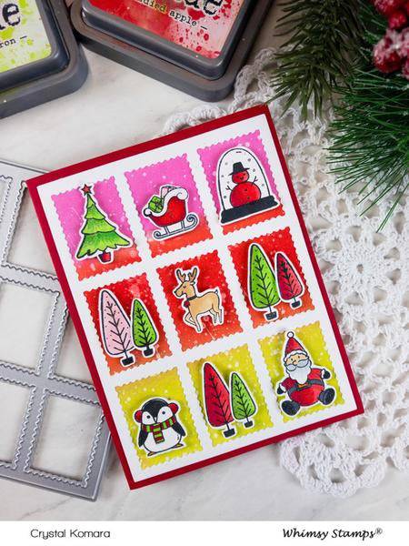 Postage Window A2 Die - Whimsy Stamps