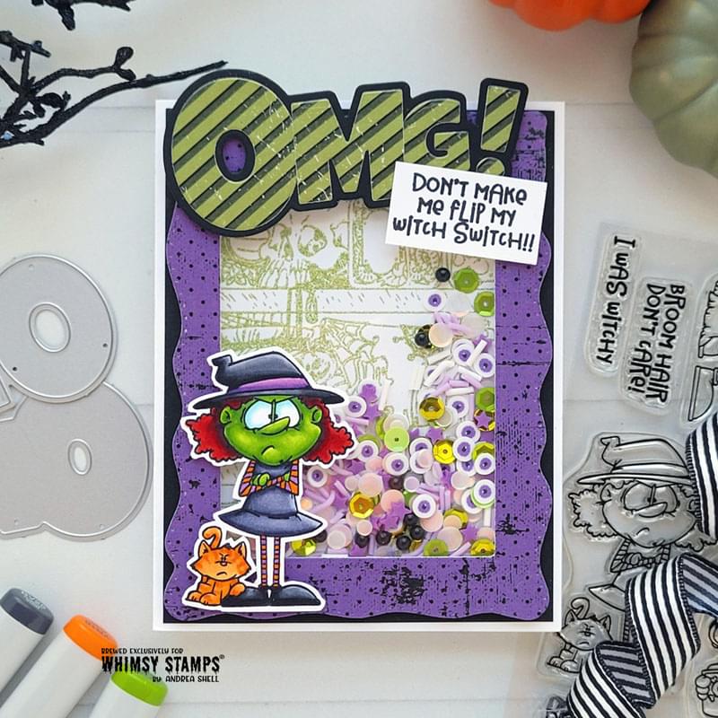 **NEW Potions Cupboard Rubber Cling Stamp - Whimsy Stamps