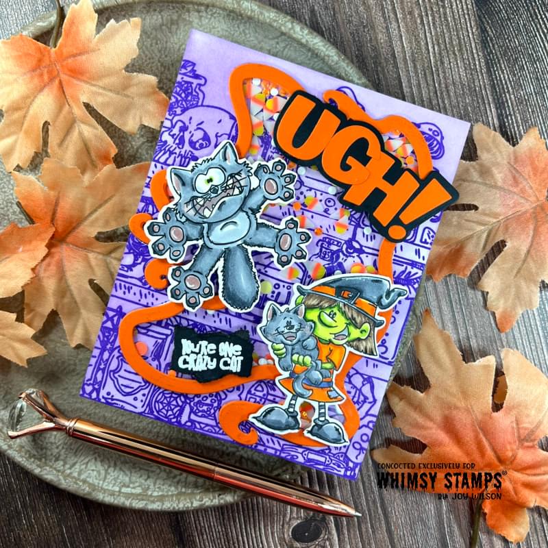 **NEW Potions Cupboard Rubber Cling Stamp - Whimsy Stamps