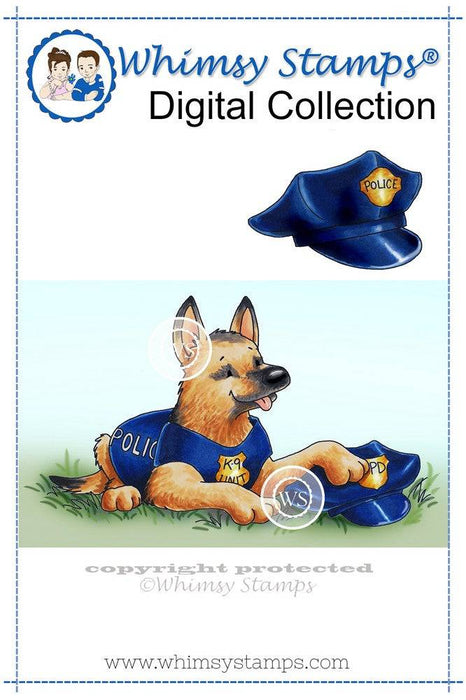 To Serve and Protect - Digital Stamp - Whimsy Stamps