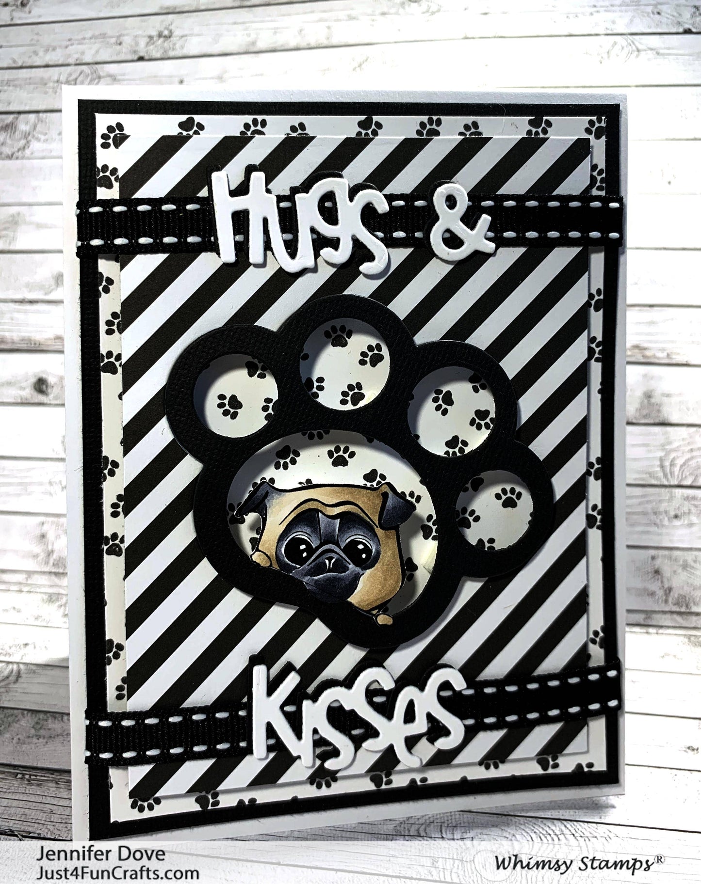 Puppy Paws Die Set - Whimsy Stamps