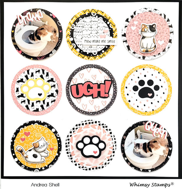 Puppy Paws Die Set - Whimsy Stamps