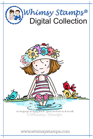 Quiet Inspiration - Digital Stamp - Whimsy Stamps