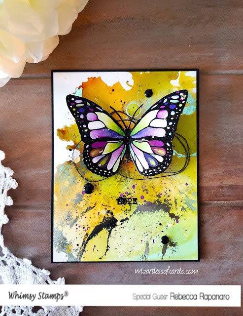 Butterflies Clear Stamps - Whimsy Stamps