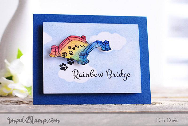 Rainbow Bridge Clear Stamps - Whimsy Stamps