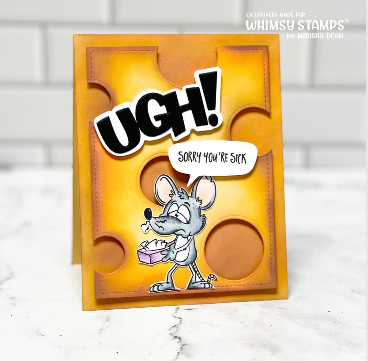 **NEW Rats You're Sick Clear Stamps - Whimsy Stamps