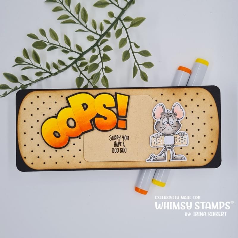 **NEW Rats You're Sick Clear Stamps - Whimsy Stamps