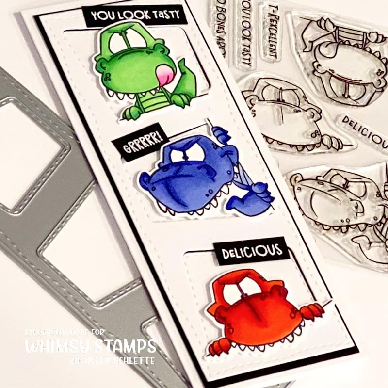 **NEW Roarsome Rex Clear Stamps - Whimsy Stamps
