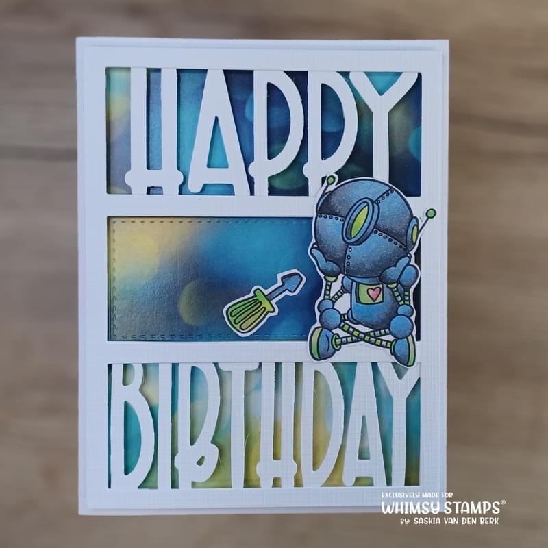 **NEW Robots Clear Stamps - Whimsy Stamps