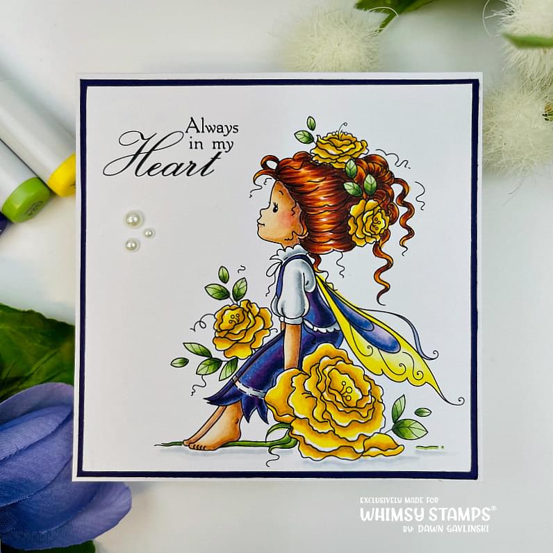 Rosetta - Digital Stamp - Whimsy Stamps