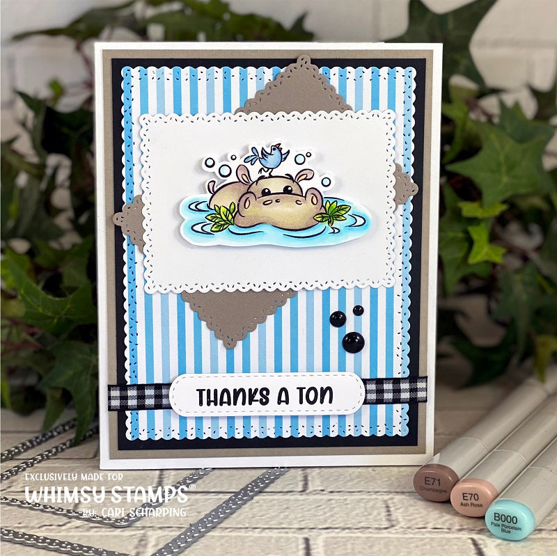 **NEW Safari Animals Clear Stamps - Whimsy Stamps