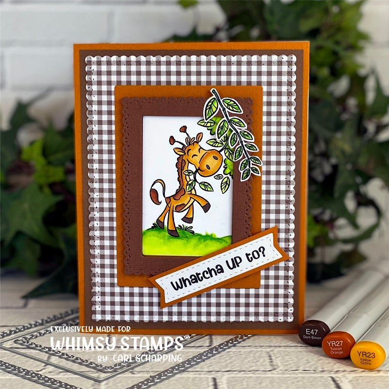 **NEW Safari Animals Clear Stamps - Whimsy Stamps