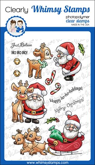 **NEW Santa's Magic Clear Stamps - Whimsy Stamps