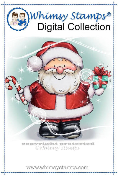 Santa - Digital Stamp - Whimsy Stamps
