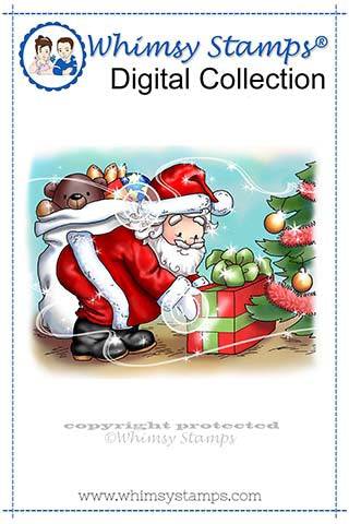 Santa's Gifts - Digital Stamp - Whimsy Stamps