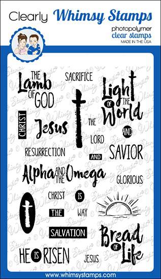 Savior Clear Stamps - Whimsy Stamps