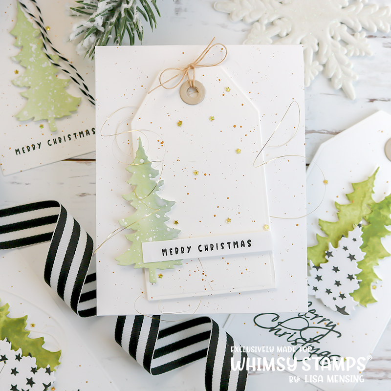 Sentiment Assortment - Merry Christmas Clear Stamps - Whimsy Stamps