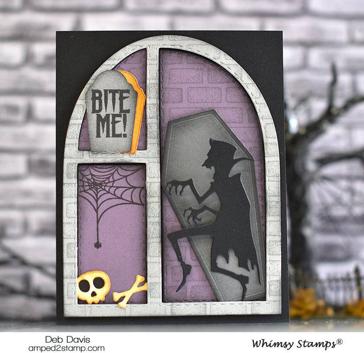 Dracula's Coffin Die Set - Whimsy Stamps