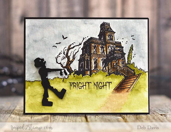 Cute But Psycho Clear Stamps - Whimsy Stamps