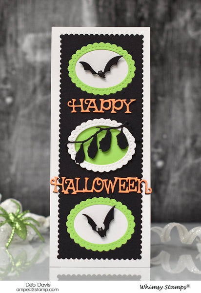 Dracula Going Batty Die Set - Whimsy Stamps